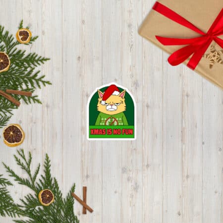Funny Christmas Saying Stickers