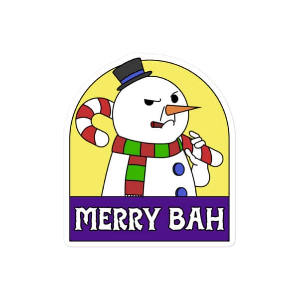 Merry Bah Stickers