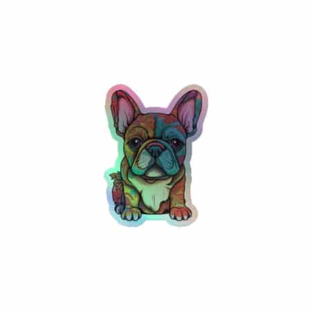 Mini Dachsund Holographic Stickers - Sparkle and Catch the Light with These Eye-Catching Stickers