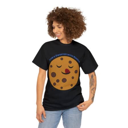 Kawaii Cookie T-shirt - Life's Sweeter With Kookie | 100% Cotton Tee